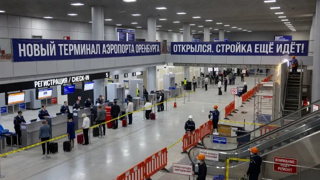 Новый терминал аэропорта Оренбурга открылся. Стройка ещё идёт!